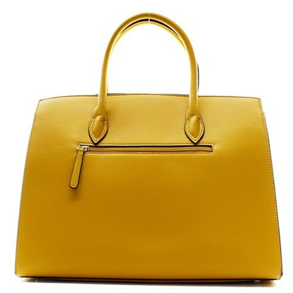 BLACK INSPIRED LEATHER HANDBAG + WALLET! New! - Picture 4 of 4